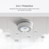 imageXSense 10Year Battery Combination Smoke Carbon Monoxide Alarm Detector with Large LCD Display Standalone Model 5PackRF Interconnected Model