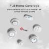 imageXSense 10Year Battery Combination Smoke Carbon Monoxide Alarm Detector with Large LCD Display Standalone Model 5PackRF Interconnected Model