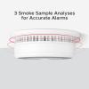 imageXSense 10Year Battery Combination Smoke Carbon Monoxide Alarm Detector with Large LCD Display Standalone Model 5PackStandalone Model