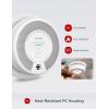 imageXSense 2in1 Smoke and Carbon Monoxide Detector Alarm Not Hardwired 10Year BatteryOperated Dual Sensor Fire ampamp CO Alarm SC06 3PackStandalone Model