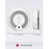 imageXSense 2in1 Smoke and Carbon Monoxide Detector Alarm Not Hardwired 10Year BatteryOperated Dual Sensor Fire ampamp CO Alarm SC06 3PackStandalone Model