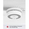 imageXSense 2in1 Smoke and Carbon Monoxide Detector Alarm Not Hardwired 10Year BatteryOperated Dual Sensor Fire ampamp CO Alarm SC06 3PackStandalone Model
