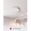 imageXSense AC Hardwired Combination Smoke and Carbon Monoxide Detector Hardwired Interconnected Smoke and CO Detector Alarm with Replaceable Battery Backup XP06 6PackAC Hardwired Model XP06