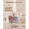 imageXSense Carbon Monoxide Detector Alarm with Digital LCD Display Replaceable Battery CO Alarm Detector with Peak Value Memory XC01R1Pack Interconnected Model