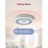 imageXSense Combination Smoke and Carbon Monoxide Detector with Voice Alerts Smoke Detector Carbon Monoxide Detector Combo with Replaceable Battery XP0ASR 5PackVoice Alert
