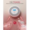 imageXSense Combination Smoke and Carbon Monoxide Detector with Voice Location Interconnected Smoke Detector Carbon Monoxide Detector Combo with Base Station Included Model XP0AMR31Without Base Station