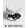 imageXSense Hardwired Combination Smoke and Carbon Monoxide Detector Hardwired Interconnected Smoke and CO Detector Alarm with Replaceable Battery Backup XP04 6PackAC Hardwired Model