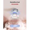 imageXSense Mini Smoke Alarm 10Year Battery Fire Alarm Smoke Detector with LED Indicator ampamp Silence Button XS01 3PackStandalone Model