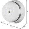 imageXSense Mini Smoke Alarm 10Year Battery Fire Alarm Smoke Detector with LED Indicator ampamp Silence Button XS01 3PackStandalone Model