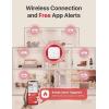 imageXSense Smart Carbon Monoxide Detector XC01M an Accessory for FS31 or FS51 Smoke Alarm Kit Wireless Interconnected Portable CO Detector Model XC01M 1PackWithout Base Station
