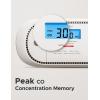 imageXSense Smart Carbon Monoxide Detector XC01M an Accessory for FS31 or FS51 Smoke Alarm Kit Wireless Interconnected Portable CO Detector Model XC01M 1PackWithout Base Station