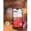imageXSense Smart Carbon Monoxide Detector XC0CiR Silence via App CO Alarm with LCD Digital Display Carbon Monoxide Alarm with Replaceable Battery 1PackWiFi Connected Model