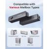 imageXSense Smart Mailbox Alarm Wireless Long Range Mailbox Alert Mailbox Sensor with SBS50 Base Station for Delivered Mail SMA11Alarm