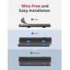 imageXSense Smart Mailbox Alarm Wireless Long Range Mailbox Alert Mailbox Sensor with SBS50 Base Station for Delivered Mail SMA11Alarm
