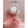 imageXSense Smart Smoke Detector Carbon Monoxide Detector Combo with No Fee App Notification Replaceable Battery Powered Smoke Detector and Carbon Monoxide Detector SC06WX 1PackWiFi Connected Model