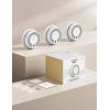 imageXSense Smart Smoke Detector Carbon Monoxide Detector Combo with No Fee App Notification Replaceable Battery Powered Smoke Detector and Carbon Monoxide Detector SC06WX 1PackWiFi Connected Model