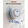 imageXSense Smart Smoke Detector Carbon Monoxide Detector Combo with Replaceable Battery WiFi Smoke and Carbon Monoxide Detector with RealTime App Notifications SC07WX 3Pack10Pack