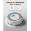 imageXSense Smart Smoke Detector Carbon Monoxide Detector Combo with Replaceable Battery WiFi Smoke and Carbon Monoxide Detector with RealTime App Notifications SC07WX 3Pack10Pack