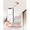 imageXSense Smart Smoke Detector Fire Alarm with Replaceable Battery WiFi Smoke Detector RealTime App Notifications XS01WX 3Pack3Pack Smoke Detectors