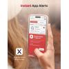 imageXSense Smart Smoke Detector and Carbon Monoxide Detector with Voice Location WiFi Smoke Detector Carbon Monoxide Detector Combo with RealTime App Notifications XP0AiR 1PackWiFi Connected Model