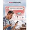 imageXSense Smart Smoke Detector and Carbon Monoxide Detector with Voice Location WiFi Smoke Detector Carbon Monoxide Detector Combo with RealTime App Notifications XP0AiR 1PackWiFi Connected Model