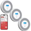 imageXSense Smart Smoke Detector and Carbon Monoxide Detector with Voice Location WiFi Smoke Detector Carbon Monoxide Detector Combo with RealTime App Notifications XP0AiR 1PackWiFi Connected Model