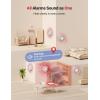 imageXSense Smart Smoke Detector with Voice Alerts and 17 Locations WiFi Smoke Alarm with SBS50 Base Station Test from APP Wireless Interconnected Fire Alarm Model XS0BMR61With Base Station