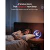 imageXSense Smart Smoke Detector with Voice Alerts and 17 Locations WiFi Smoke Alarm with SBS50 Base Station Test from APP Wireless Interconnected Fire Alarm Model XS0BMR61Without Base Station