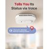 imageXSense Smoke Detector Carbon Monoxide Detector Combo Hardwired with Voice Location Hardwired Interconnected Smoke and Carbon Monoxide Detector Model XP02AR 10PackAC Hardwired Interconnected Model