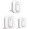 imageXSense Smoke Detector Carbon Monoxide Detector Combo Hardwired with Voice Location Hardwired Interconnected Smoke and Carbon Monoxide Detector Model XP02AR 10PackAC Hardwired Interconnected Model