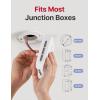 imageXSense Smoke Detector Carbon Monoxide Detector Combo Hardwired with Voice Location Hardwired Interconnected Smoke and Carbon Monoxide Detector Model XP02AR 10PackAC Hardwired Interconnected Model