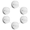 imageXSense Smoke Detector Wireless Interconnected Fire Alarm with 10Year Battery Life and Transmission Range of Over 820 ft SD20W Pack of 6RF Interconnected Model SD20W