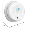 imageXSense Smoke and Carbon Monoxide Detector Combo Wireless Interconnected Combination Smoke and Carbon Monoxide Detector with LCD Display ampamp 10Year Battery RF Interconnected Model 6PackStandalone Model