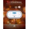 imageXSense WiFi Plugin Carbon Monoxide Detector with AAA Battery Backup NoCost App Notifications XC0CiA 1PackStandalone Model
