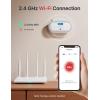 imageXSense WiFi Plugin Carbon Monoxide Detector with AAA Battery Backup NoCost App Notifications XC0CiA 1PackWiFi Connected Model