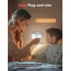 imageXSense WiFi Plugin Carbon Monoxide Detector with AAA Battery Backup NoCost App Notifications XC0CiA 1PackWiFi Connected Model