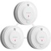 imageXSense Wireless Interconnected Battery Powered Smoke Detector Fire Alarm with Over 820 ft Transmission Range SD19W Pack of 6RF Interconnected Model