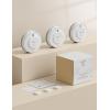 imageXSense Wireless Interconnected Battery Powered Smoke Detector Fire Alarm with Over 820 ft Transmission Range SD19W Pack of 6RF Interconnected Model