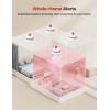 imageXSense Wireless Interconnected Battery Powered Smoke Detector Fire Alarm with Over 820 ft Transmission Range SD19W Pack of 6RF Interconnected Model