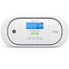 imageXSense Carbon Monoxide Detector Alarm with Digital LCD Display Replaceable Battery CO Alarm Detector with Peak Value Memory XC01R1Pack Standalone Model