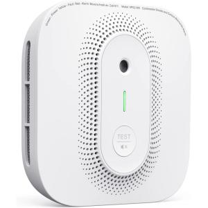 imageXSense Smoke Detector Carbon Monoxide Detector Combo Hardwired with Voice Location Hardwired Interconnected Smoke and Carbon Monoxide Detector Model XP02AR 10PackBatteryPowered Interconnected Model