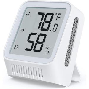 imageXSense WiFi Hygrometer Indoor Humidity with SBS50 Base Station Smart Hygrometer Thermometer with App Notification Temperature Sensor for Room Temperature Monitoring 3 Sensors ampamp 1 Base Station1Pack Base Station not included