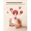 imageXSense Smart WiFi Smoke Detector with Voice Alerts and 17 Locations Fire Alarm Fire Detector 13 in 33 mm Thick XS0BiR 1 Pack1 Pack