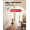 imageXSense Smart WiFi Smoke Detector with Voice Alerts and 17 Locations Fire Alarm Fire Detector 13 in 33 mm Thick XS0BiR 1 Pack3 Pack