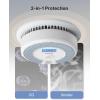 imageXSense Smoke Detector Carbon Monoxide Alarm Combo 10Year NonReplaceable Battery Not Hardwired Model XP0HSN 1PackRF Interconnected Model