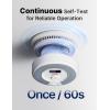 imageXSense Smoke Detector Carbon Monoxide Alarm Combo 10Year NonReplaceable Battery Not Hardwired Model XP0HSN 1PackStandalone Model