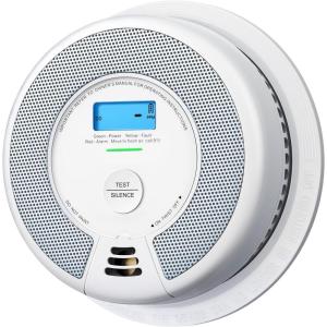 imageXSense Smoke Detector Carbon Monoxide Alarm Combo 10Year NonReplaceable Battery Not Hardwired Model XP0HSN 1PackStandalone Model