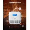imageXSense Carbon Monoxide Detector Portable Carbon Monoxide Detector for Travel Builtin 10Year Battery Powered Model XC0KSN 1PackStandaole Model
