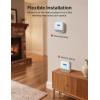 imageXSense Carbon Monoxide Detector Portable Carbon Monoxide Detector for Travel Builtin 10Year Battery Powered Model XC0KSN 1PackStandaole Model