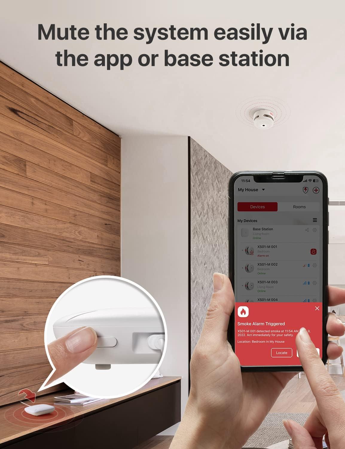 imageXSense Smart Home Base Station 24 GHz WiFi Required Enhance Your Home Safety Network with Up to 50 Devices Model SBS50Base Station